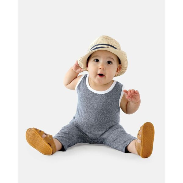 Rabbit Skins Infant Harborside Mélange Tank Romper 4492 Infant Harborside Mélange Tank Romper Thumbnail