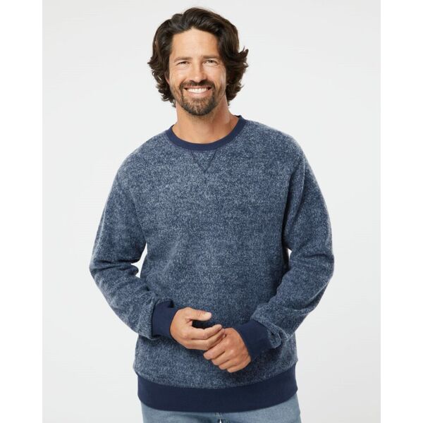 J. America Unisex Aspen Fleece Crewneck Sweatshirt 8712 Unisex Aspen Fleece Crewneck Sweatshirt Thumbnail