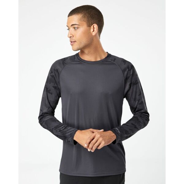 Paragon Unisex Cayman Performance Camo Colorblocked Long Sleeve T-Shirt 216 Unisex Cayman Performance Camo Colorblocked Long Sleeve T-Shirt Thumbnail