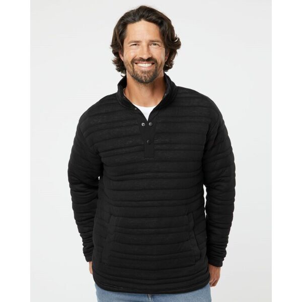 J. America Men's Horizon Half-Snap Pullover 8895 Men's Horizon Half-Snap Pullover Thumbnail