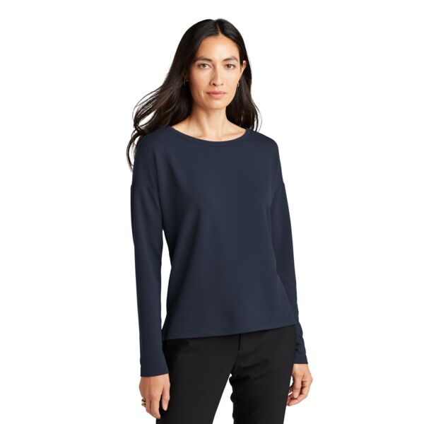 Mercer+Mettle Women's Stretch Drop Shoulder Pullover MM3013 Women's Stretch Drop Shoulder Pullover Thumbnail