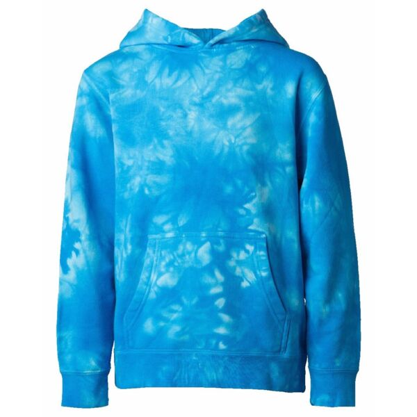 Independent Trading Co. Youth Midweight Tie-Dyed Hooded Sweatshirt PRM1500TD Youth Midweight Tie-Dyed Hooded Sweatshirt Thumbnail