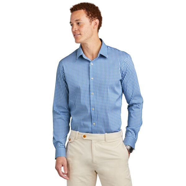Brooks Brothers Tech Stretch Patterned Shirt BB18006 Tech Stretch Patterned Shirt Thumbnail