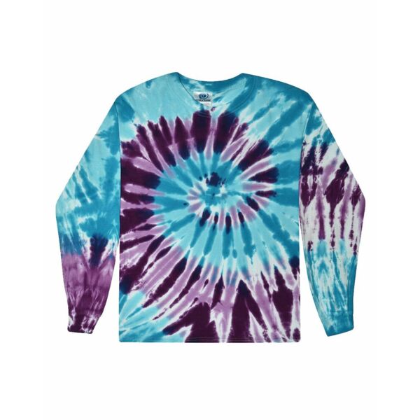 Colortone Youth Tie-Dyed Long Sleeve T-Shirt 2000Y Youth Tie-Dyed Long Sleeve T-Shirt Thumbnail