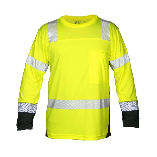 Kishigo Unisex Premium Black Series® Cool Touch Class 3 Long Sleeve T-Shirt 9177 Unisex Premium Black Series® Cool Touch Class 3 Long Sleeve T-Shirt Thumbnail