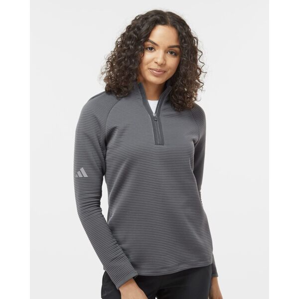 Adidas Women's Spacer Quarter-Zip Pullover A589 Women's Spacer Quarter-Zip Pullover Thumbnail