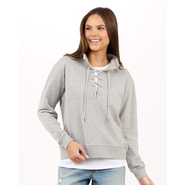 Boxercraft Women's Lace Up Pullover BW5401 Women's Lace Up Pullover Thumbnail