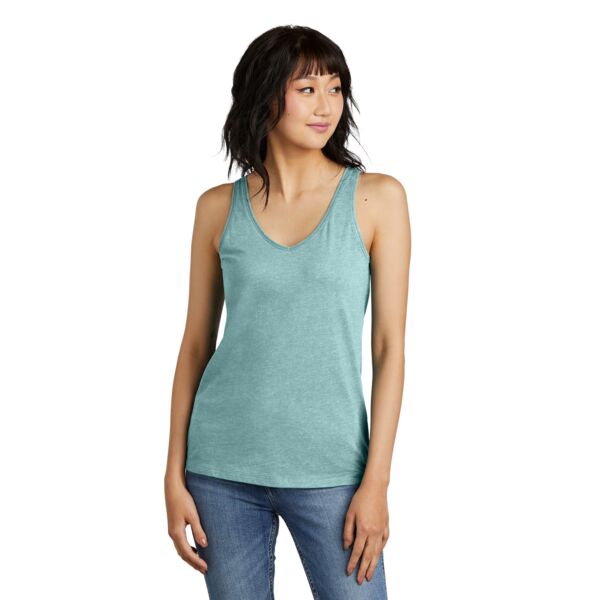 District Women's Perfect Blend ® CVC V Neck Tank DT154 Women's Perfect Blend ® CVC V Neck Tank Thumbnail