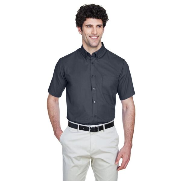 Core 365 Men's Optimum Short Sleeve Twill Dress Shirt 88194 Men's Optimum Short Sleeve Twill Dress Shirt Thumbnail