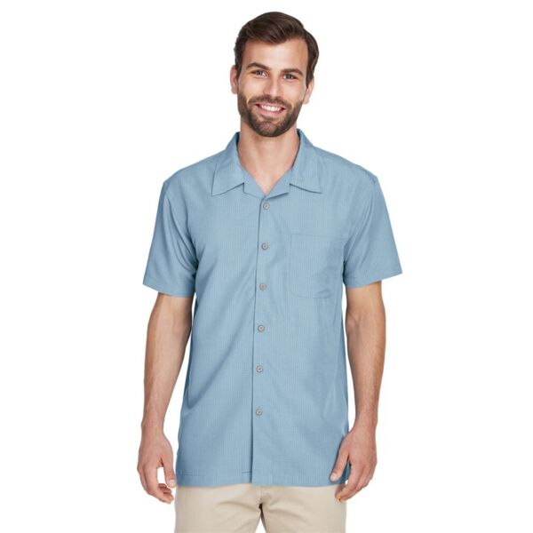 Harriton Men's Barbados Textured Camp Shirt M560 Men's Barbados Textured Camp Shirt Thumbnail