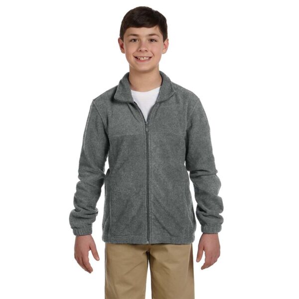 Harriton Youth Full-Zip Fleece M990Y Youth Full-Zip Fleece Thumbnail