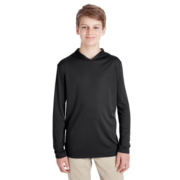 Team 365 Youth Zone Performance Hooded T-Shirt TT41Y Youth Zone Performance Hooded T-Shirt Thumbnail