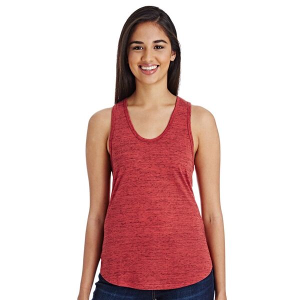 Threadfast Apparel Women's Blizzard Jersey Racer Tank Top 204LT Women's Blizzard Jersey Racer Tank Top Thumbnail