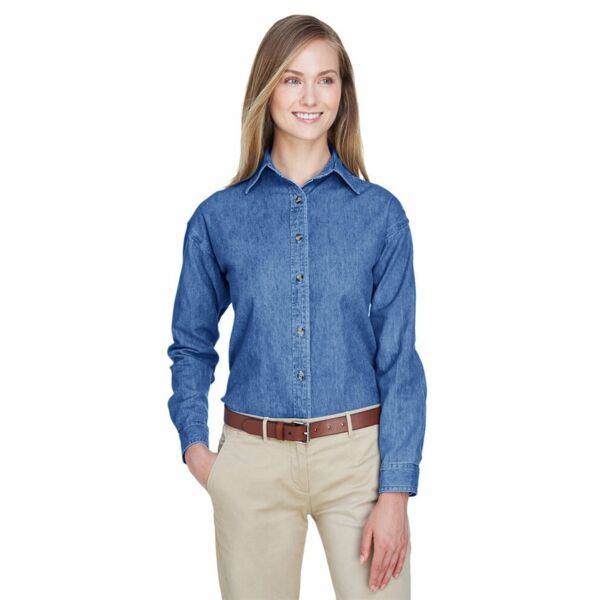 UltraClub Women's Cypress Denim 8966 Women's Cypress Denim Thumbnail