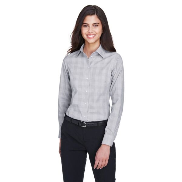 Devon & Jones Women's Crown Collection® Glen Plaid Woven Dress Shirt DG520W Women's Crown Collection® Glen Plaid Woven Dress Shirt Thumbnail