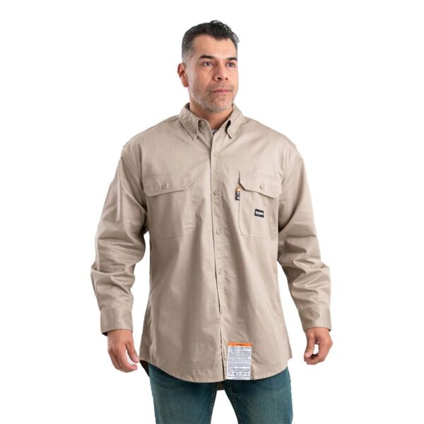 Men's Tall Flame-Resistant Button Down Work Shirt Thumbnail
