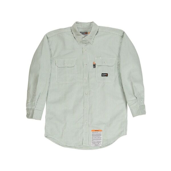 Men's Flame-Resistant Down Plaid Work Shirt Thumbnail