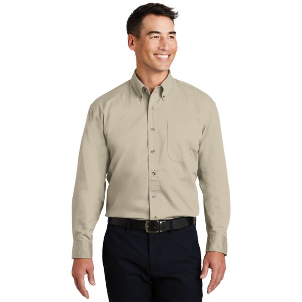 Port Authority Long Sleeve Twill Shirt S600T Long Sleeve Twill Shirt Thumbnail