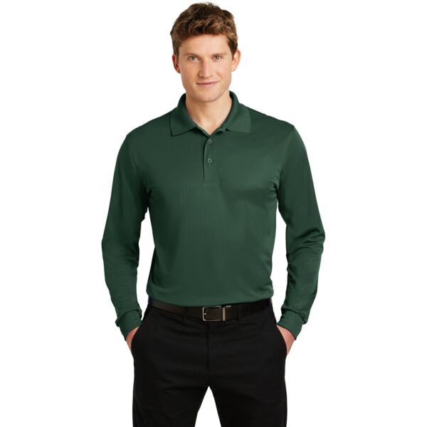 Sport Tek Long Sleeve Micropique Sport Wick ® Polo ST657 Long Sleeve Micropique Sport Wick ® Polo Thumbnail