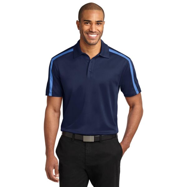 Port Authority Silk Touch Performance Colorblock Stripe Polo K547 Silk Touch Performance Colorblock Stripe Polo Thumbnail