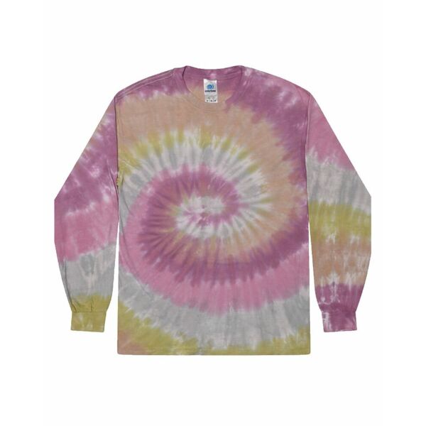 Colortone Unisex Tie-Dyed Long Sleeve T-Shirt 2000 Unisex Tie-Dyed Long Sleeve T-Shirt Thumbnail