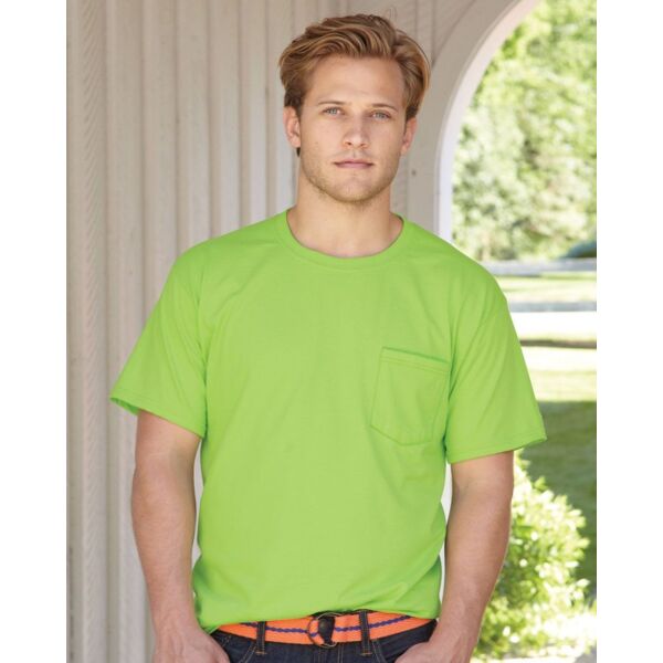 Hanes Men's Beefy-T® Pocket T-Shirt 5190 Men's Beefy-T® Pocket T-Shirt Thumbnail