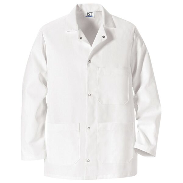 Chef Designs Gripper Front Short Butcher Coat 0406 Gripper Front Short Butcher Coat Thumbnail
