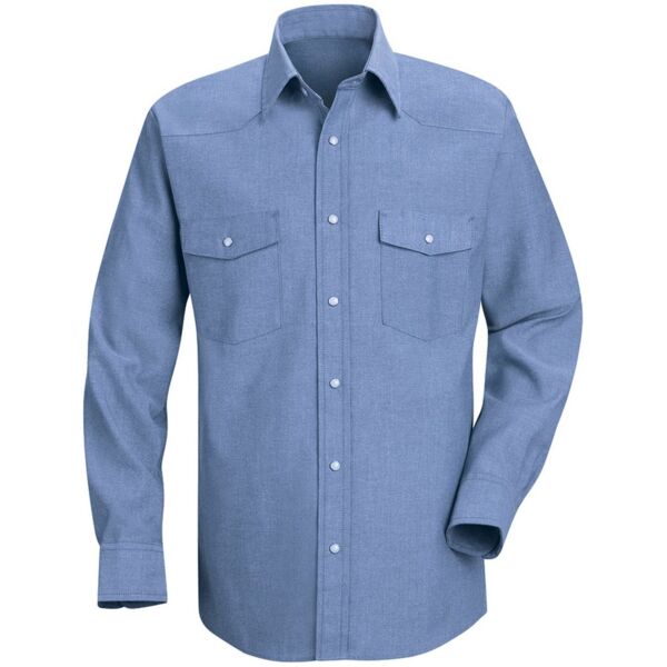 Red Kap Men's Deluxe Western Style Long Sleeve Shirt SC14 Men's Deluxe Western Style Long Sleeve Shirt Thumbnail