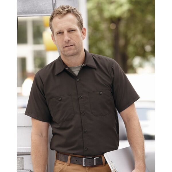 Red Kap Men's Industrial Short Sleeve Work Shirt SP24 Men's Industrial Short Sleeve Work Shirt Thumbnail