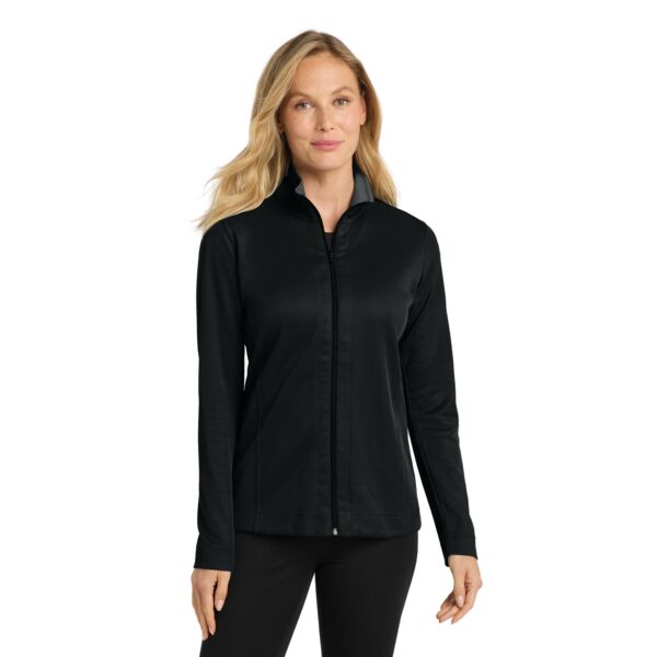 Port Authority Women's Vertical Texture Full Zip Jacket L805 Women's Vertical Texture Full Zip Jacket Thumbnail