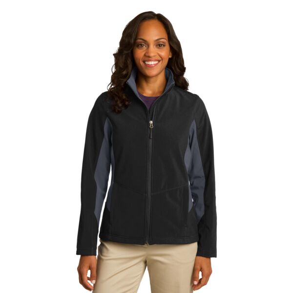 Port Authority Women's Core Colorblock Soft Shell Jacket L318 Women's Core Colorblock Soft Shell Jacket Thumbnail