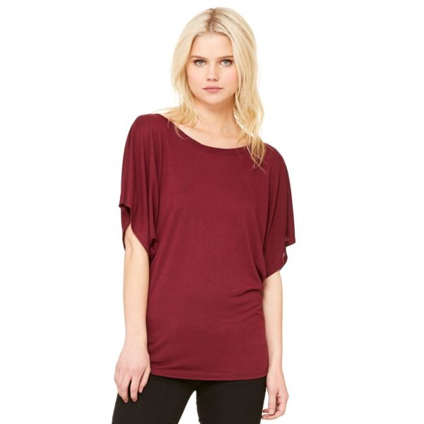 Bella + Canvas Women’s Flowy Draped Dolman Tee 8821 Women’s Flowy Draped Dolman Tee Thumbnail