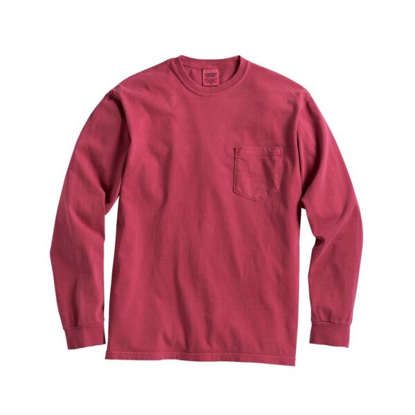 Comfort Colors Unisex Garment-Dyed Heavyweight Long Sleeve Pocket T-Shirt 4410 Unisex Garment-Dyed Heavyweight Long Sleeve Pocket T-Shirt Thumbnail