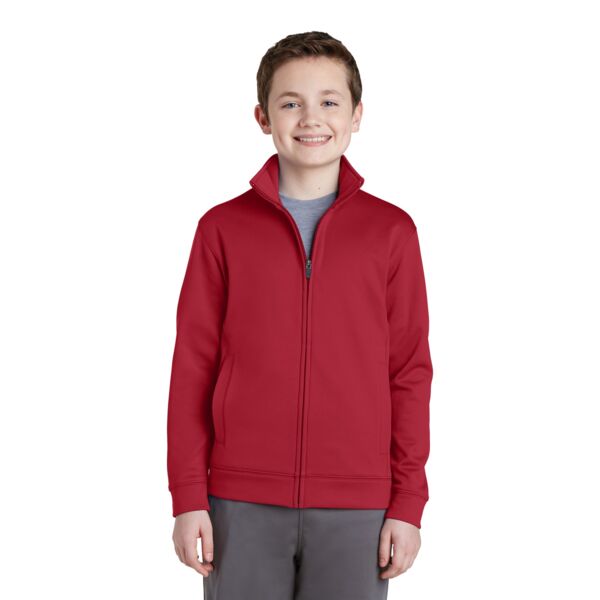 Sport Tek Youth Sport Wick ® Fleece Full Zip Jacket YST241 Youth Sport Wick ® Fleece Full Zip Jacket Thumbnail