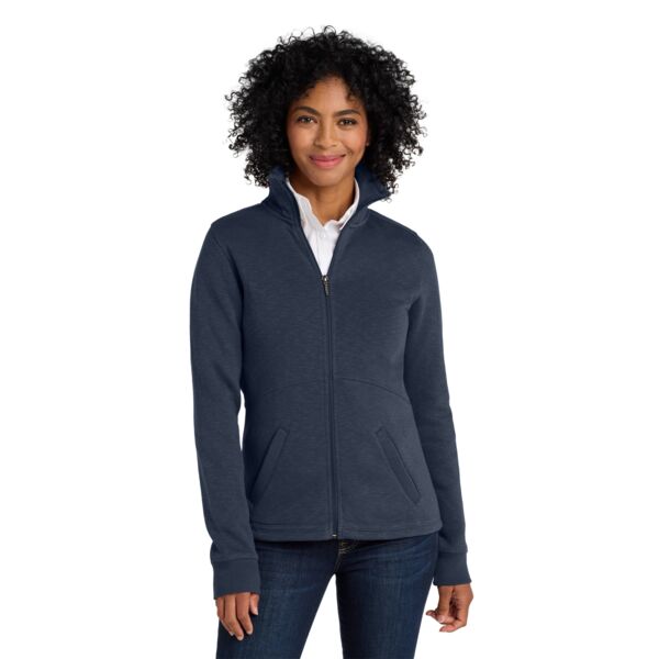 Port Authority Women's Slub Fleece Full Zip Jacket L293 Women's Slub Fleece Full Zip Jacket Thumbnail