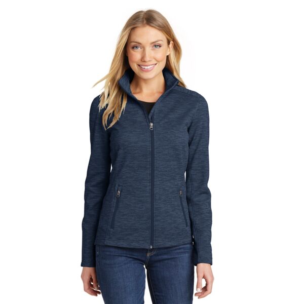 Port Authority Women's Digi Stripe Fleece Jacket L231 Women's Digi Stripe Fleece Jacket Thumbnail