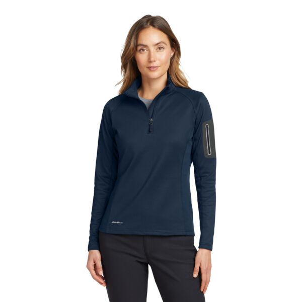 Eddie Bauer Women's 1/2 Zip Performance Fleece EB235 Women's 1/2 Zip Performance Fleece Thumbnail