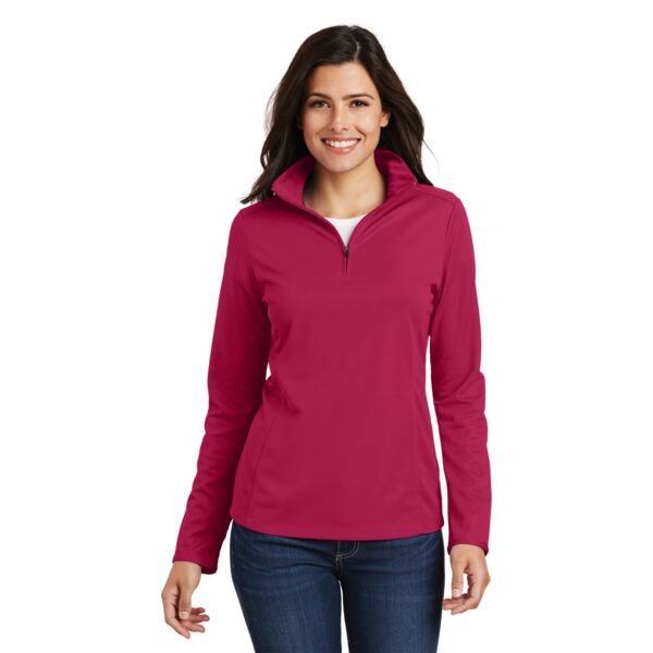 Port Authority Women's Pinpoint Mesh 1/2 Zip L806 Women's Pinpoint Mesh 1/2 Zip Thumbnail