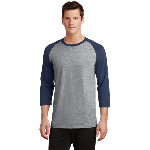 Port & Company Core Blend 3/4 Sleeve Raglan Tee PC55RS Core Blend 3/4 Sleeve Raglan Tee Thumbnail