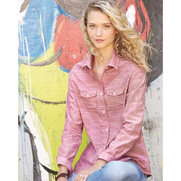 Burnside Women's Textured Solid Shirt 5247 Women's Textured Solid Shirt Thumbnail
