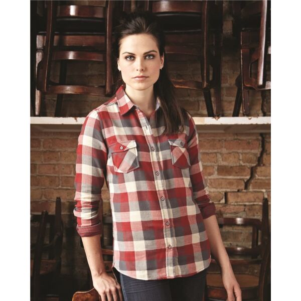 Weatherproof Women's Vintage Brushed Flannel Shirt W164761 Women's Vintage Brushed Flannel Shirt Thumbnail