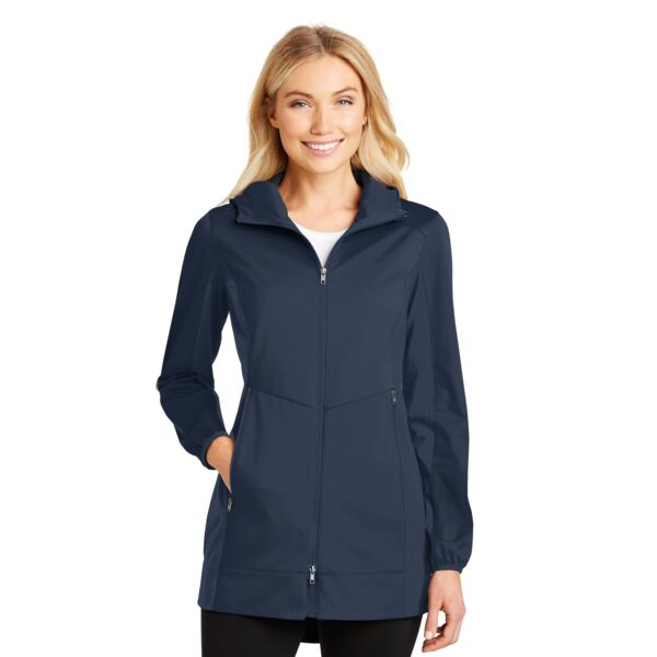 Port Authority Women's Active Hooded Soft Shell Jacket L719 Women's Active Hooded Soft Shell Jacket Thumbnail