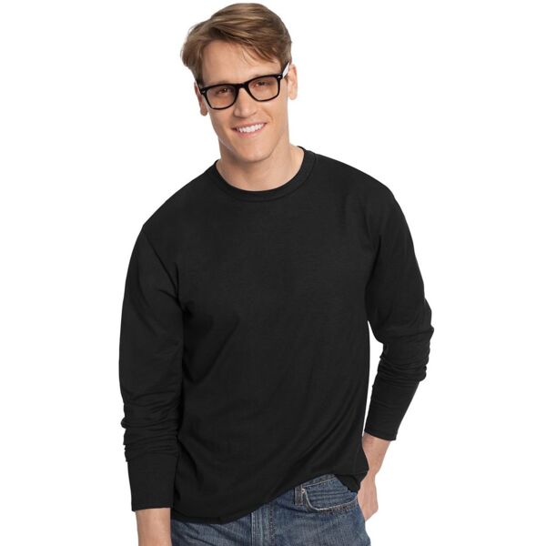 Hanes Unisex Perfect-T Long Sleeve T-Shirt 498L Unisex Perfect-T Long Sleeve T-Shirt Thumbnail