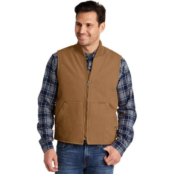 CornerStone Washed Duck Cloth Vest CSV40 Washed Duck Cloth Vest Thumbnail