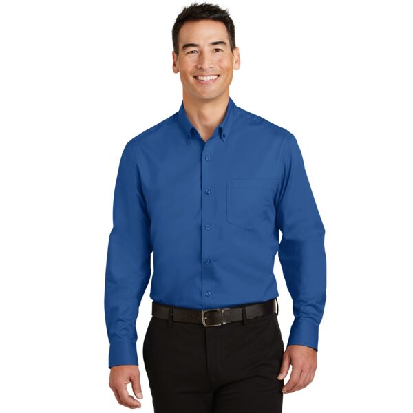 Port Authority Tall SuperPro Twill Shirt TS663 Tall SuperPro Twill Shirt Thumbnail