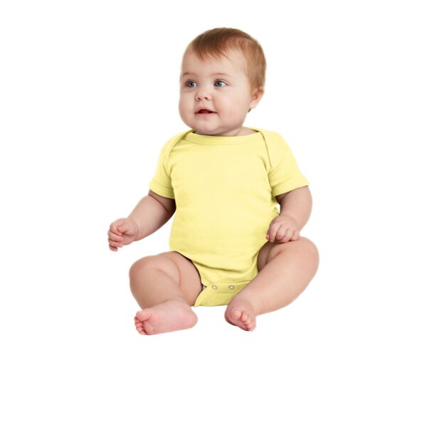 Rabbit Skins Infant Short Sleeve Baby Rib Bodysuit RS4400 Infant Short Sleeve Baby Rib Bodysuit Thumbnail