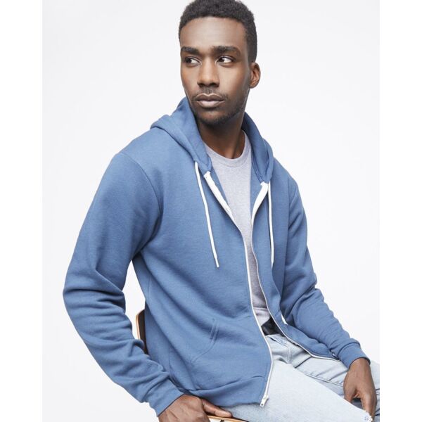 American Apparel Unisex USA-Made Flex Fleece Full-Zip Hoodie Sweatshirt F497US Unisex USA-Made Flex Fleece Full-Zip Hoodie Sweatshirt Thumbnail