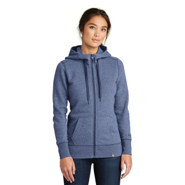 New Era Women's French Terry Full Zip Hoodie LNEA502 Women's French Terry Full Zip Hoodie Thumbnail
