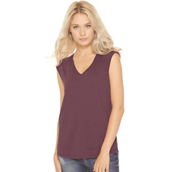 Next Level Apparel Women's Festival Sleeveless Deep V-Neck T-Shirt 5040 Women's Festival Sleeveless Deep V-Neck T-Shirt Thumbnail