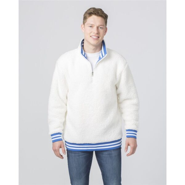Boxercraft Unisex Varsity Sherpa Quarter-Zip Pullover Q20 Unisex Varsity Sherpa Quarter-Zip Pullover Thumbnail